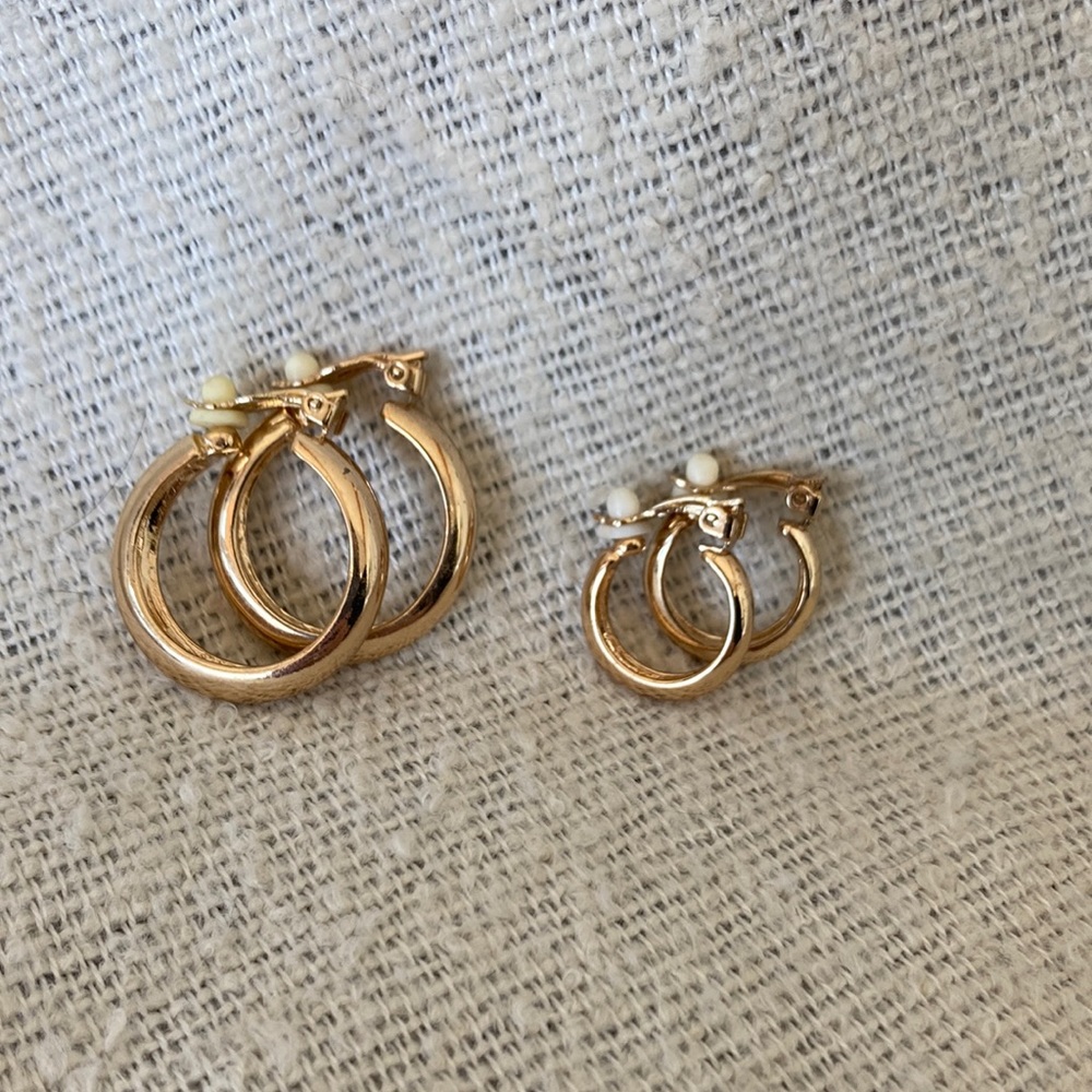 H&M Clip-On Hoops Earring Set